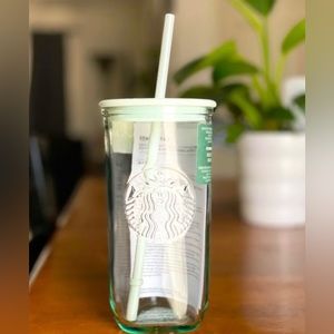 Starbucks Mint recycled glass tumbler
